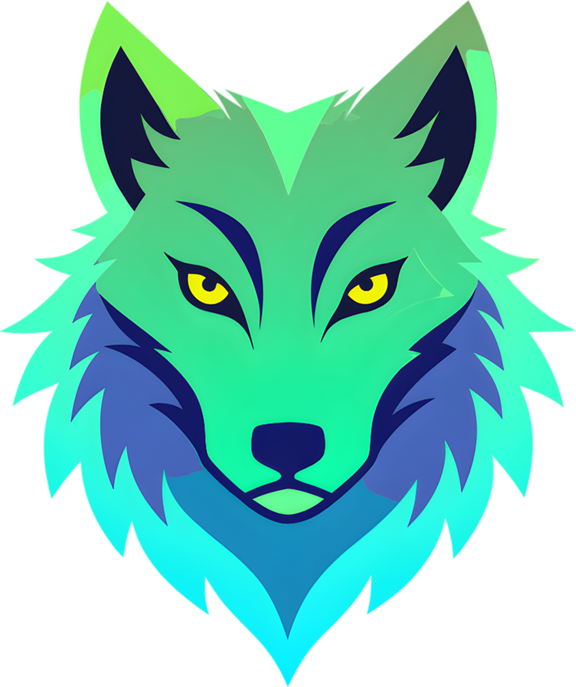 Dynamic Wolf Pack Leader Logo Design. . png