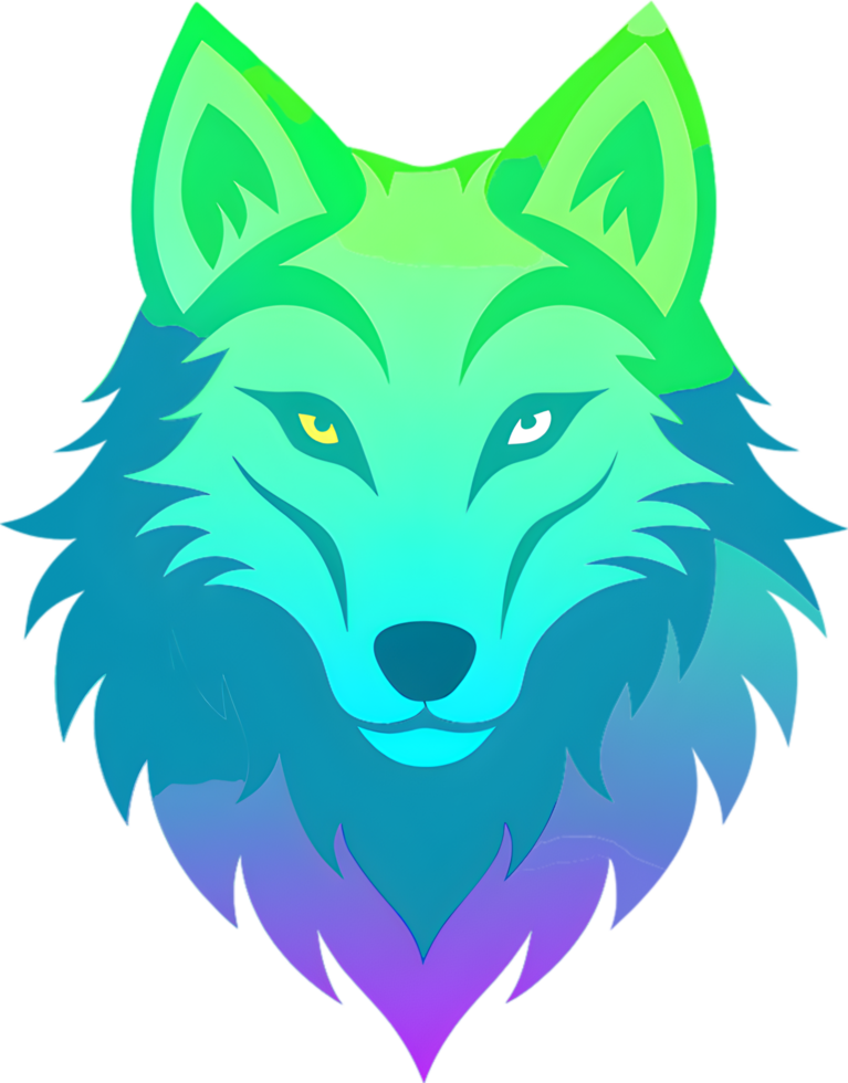 Minimalist Wolf Silhouette Logo Concept. . png
