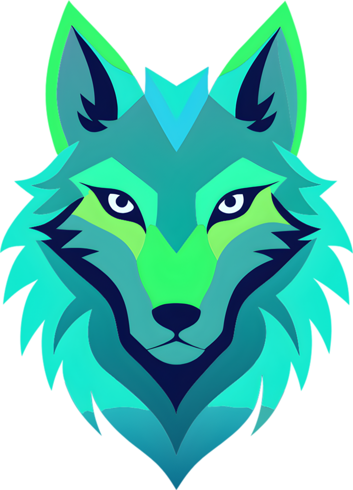 Fierce Howling Wolf Logo Design. . png