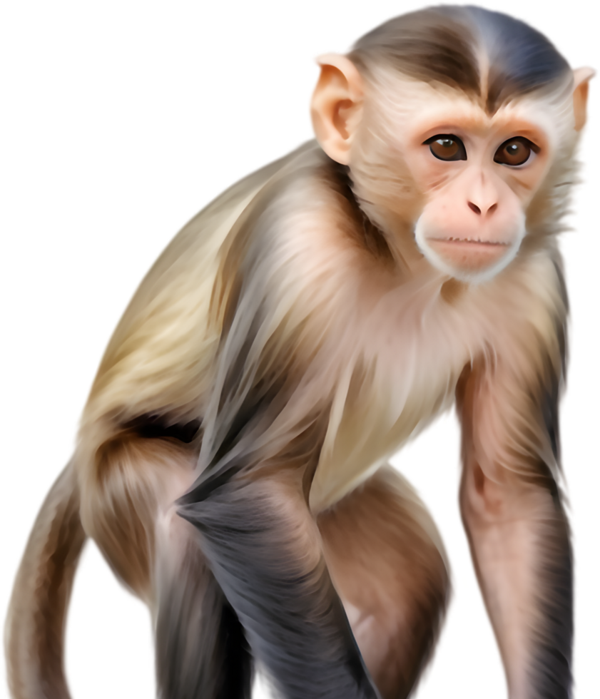 Whimsical Ape Character for Kids Projects. . png