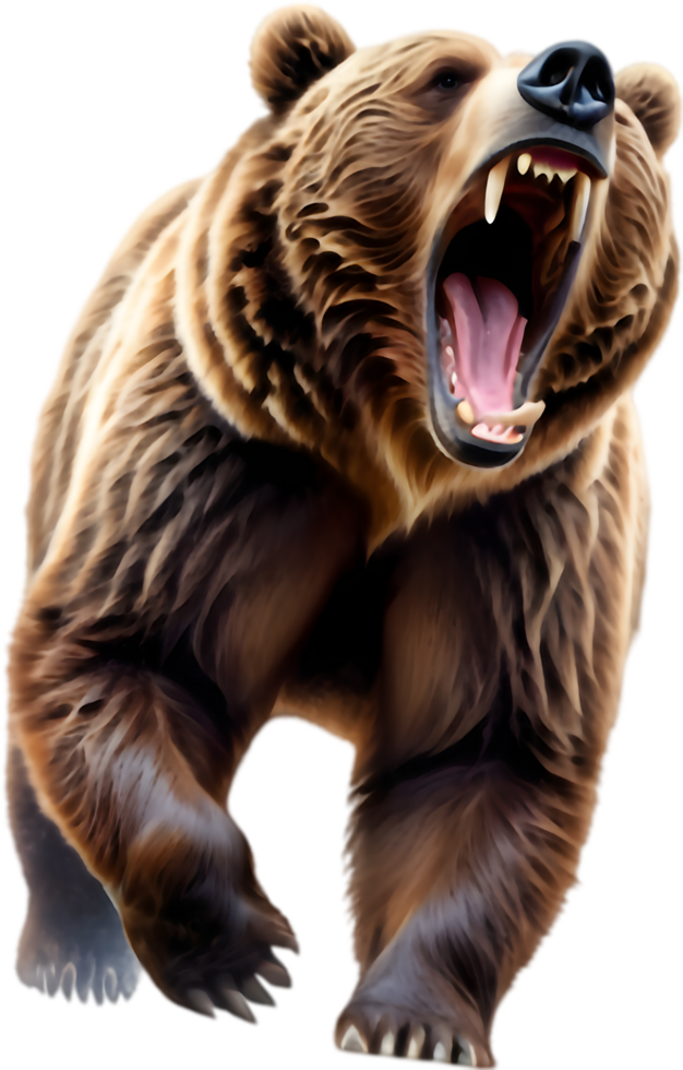 Grizzly Bear Paw Print Design. . png