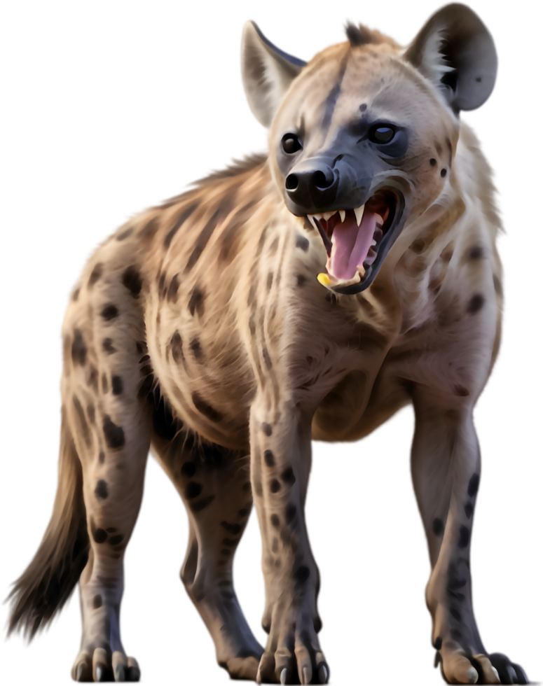 Charming Images of the Playful African Spotted Animal. . png