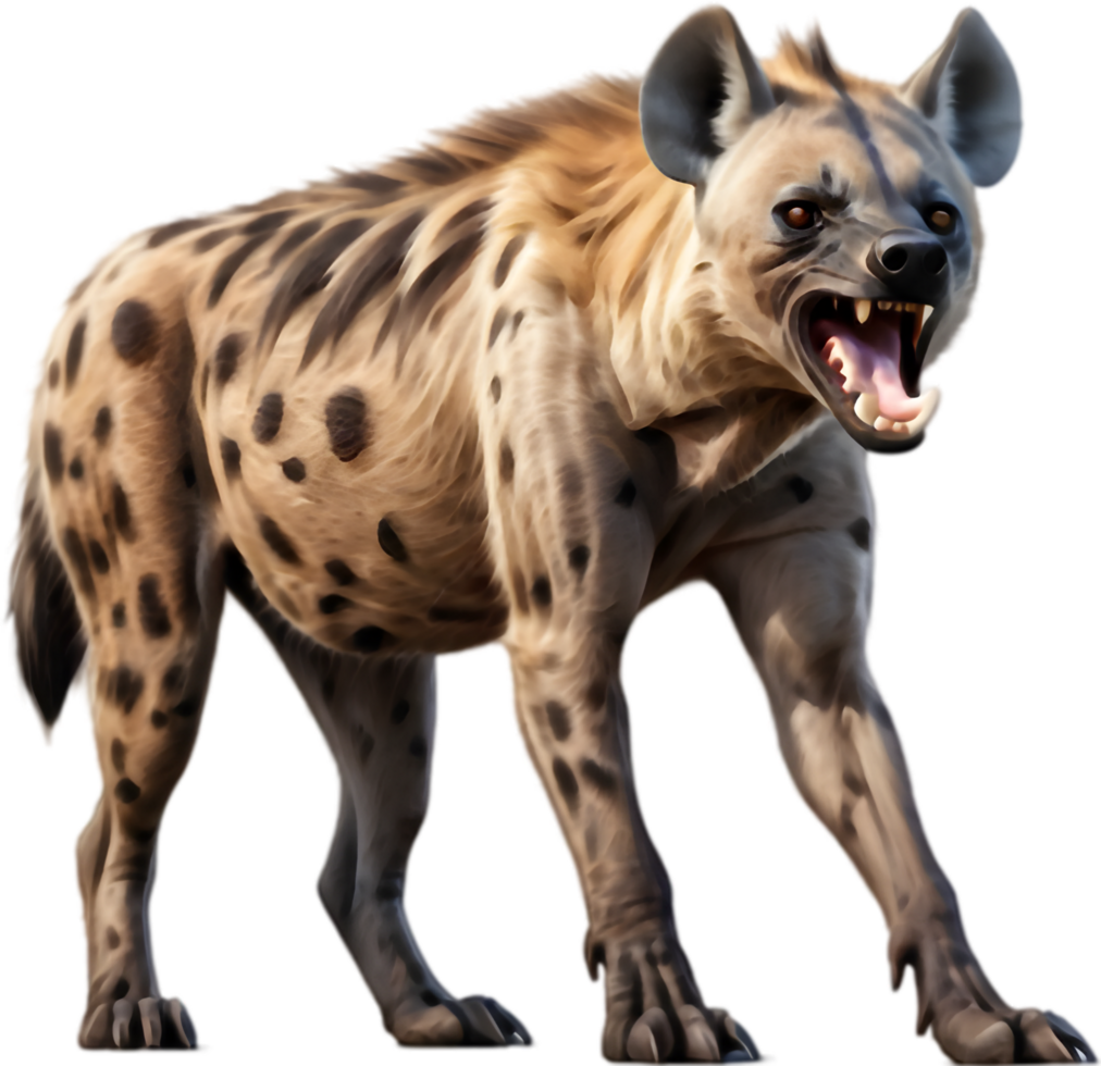 Playful and Creative Cartoonish Hyenas Available. . png