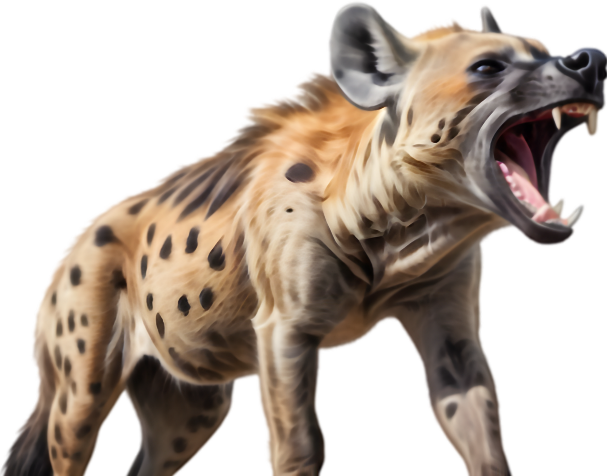 Bold and Bright Hyena Clipart Designs Available. . png