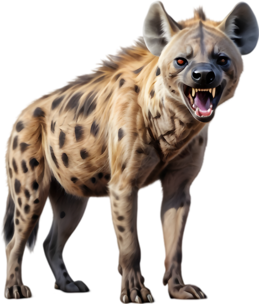 Dynamic Hyena Clipart for Engaging Projects. . png