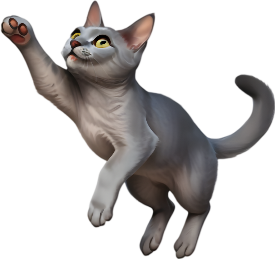 Delightful Art of Happy Cats to Enhance Your Designs. . png