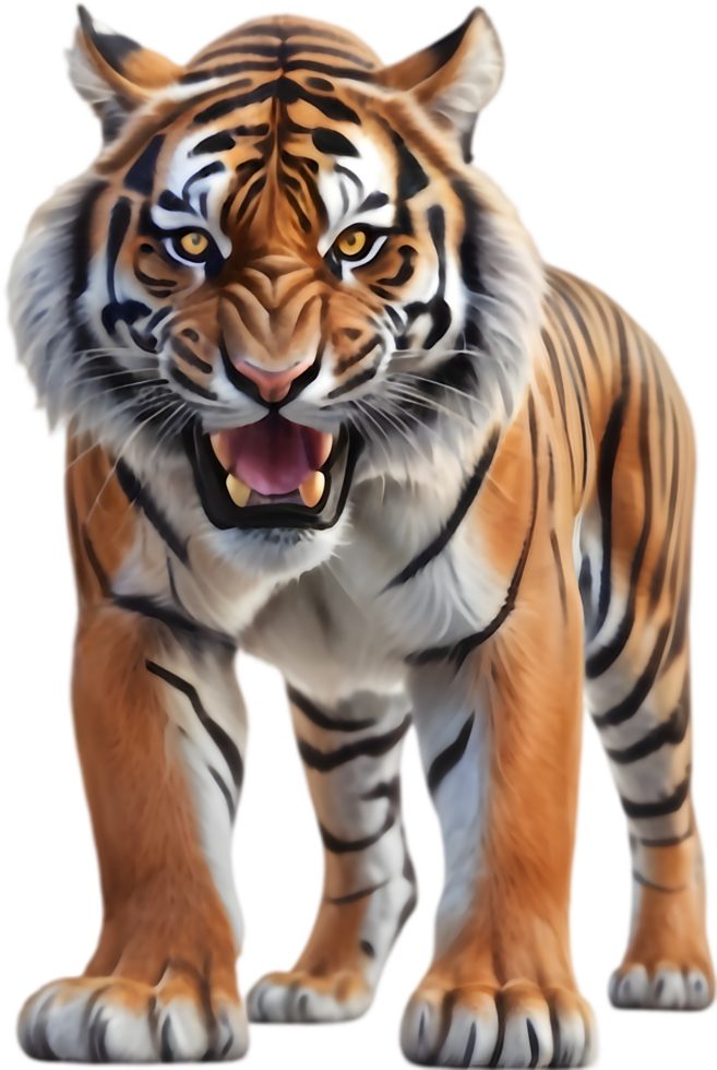 Dynamic Tiger Graphics for Sports Branding. . png