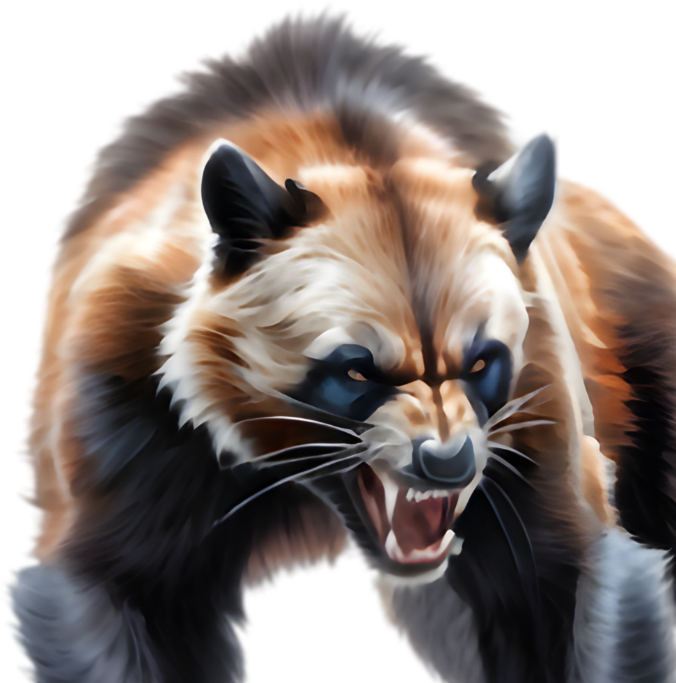 Engaging Wildlife Art Featuring the Mighty Wolverine. . png
