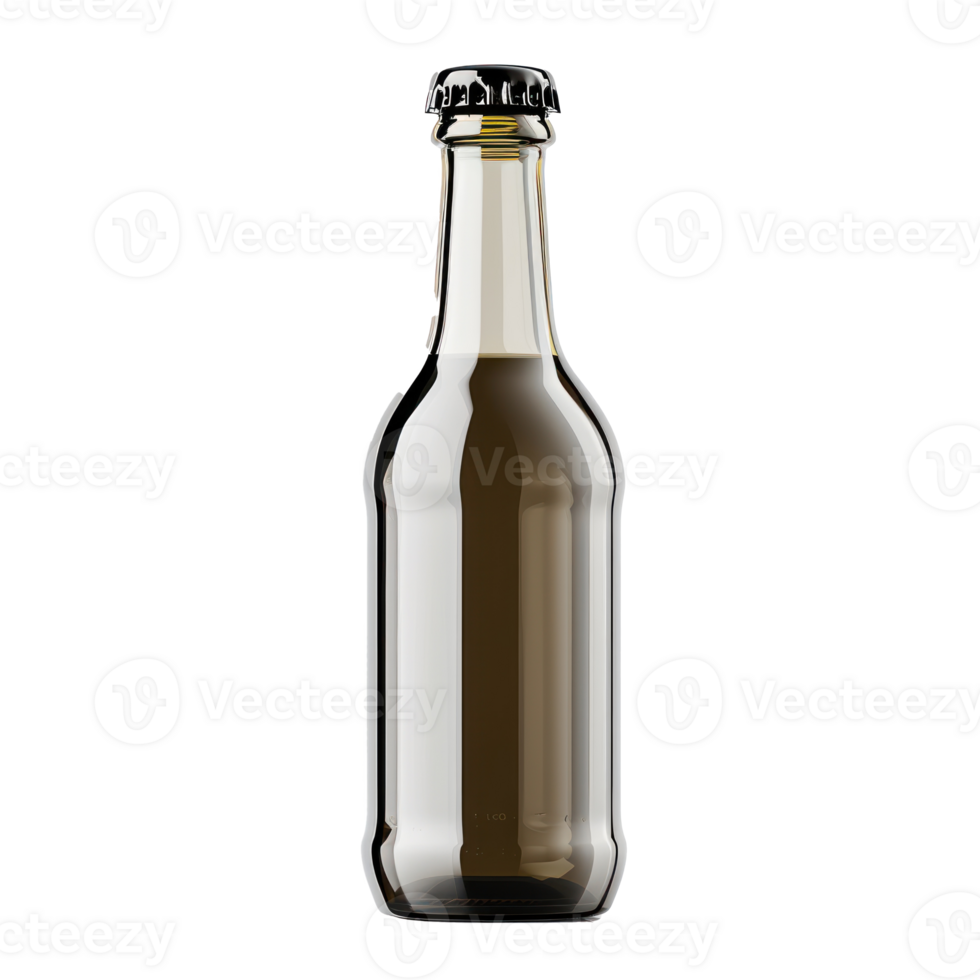 a beer bottle on a transparent background png