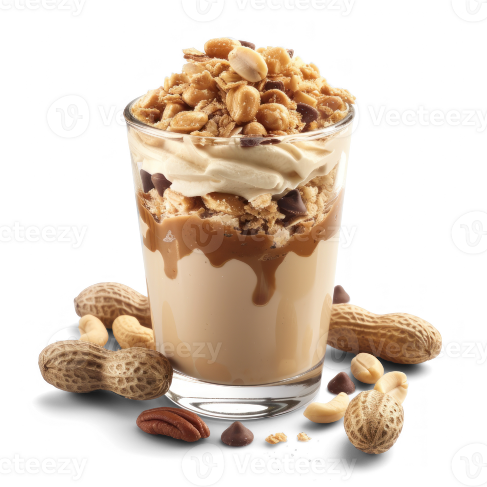 peanut butter and chocolate peanut butter on transparent background png