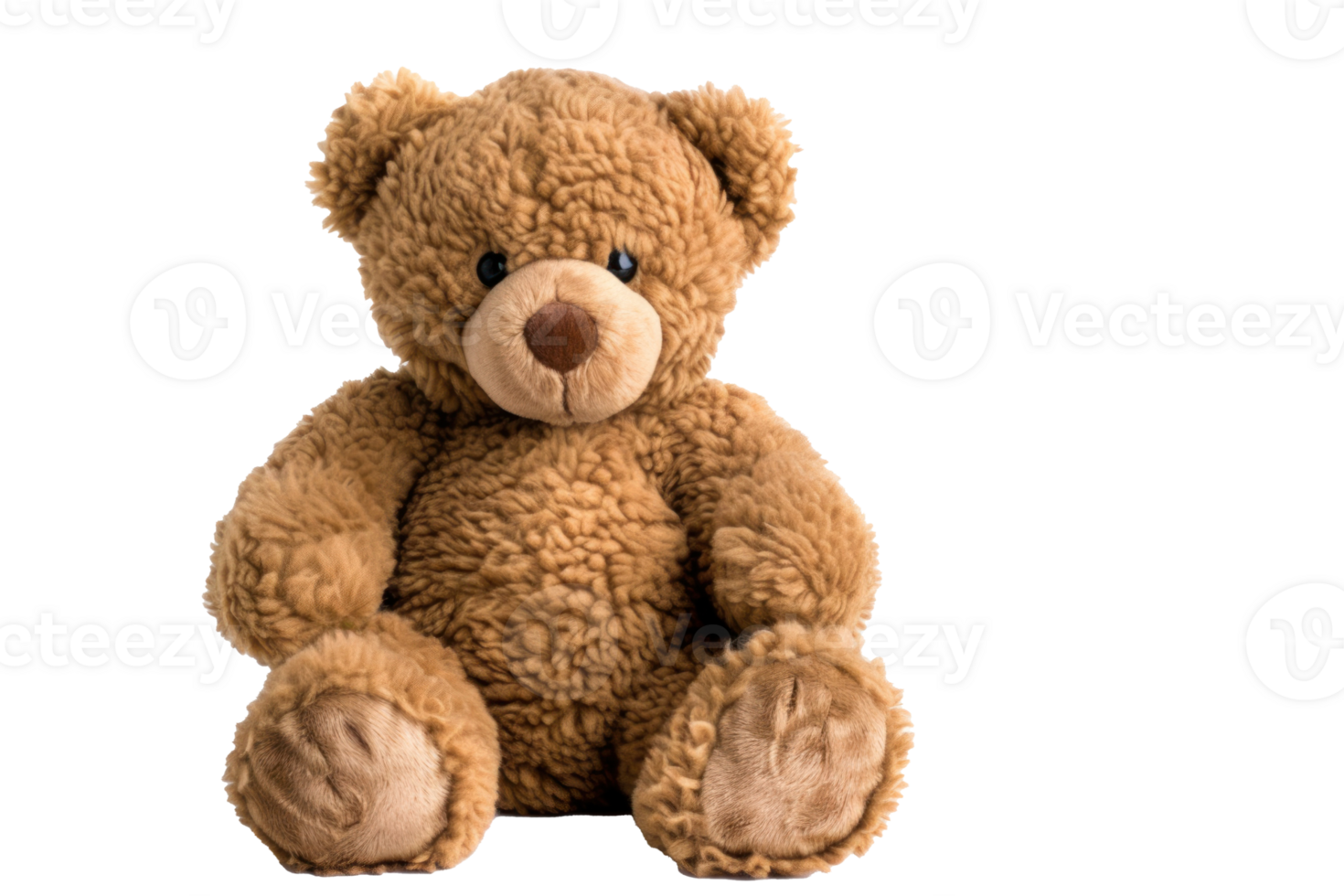 Plush toy teddy bear on transparent background png