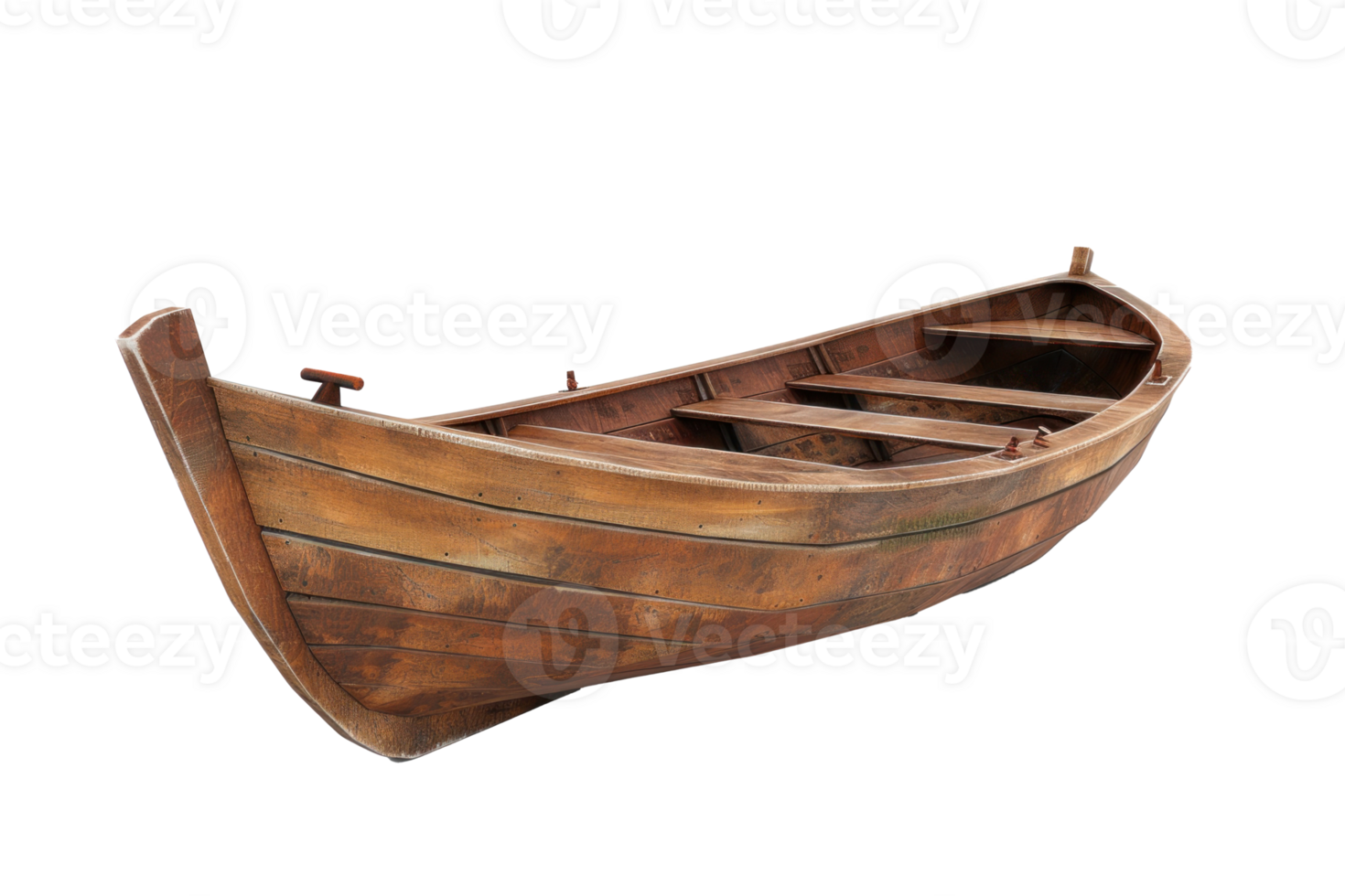 a wooden boat on a transparent background png