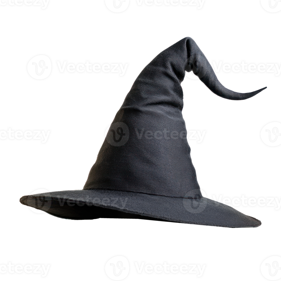 a black witch hat on a transparent background png