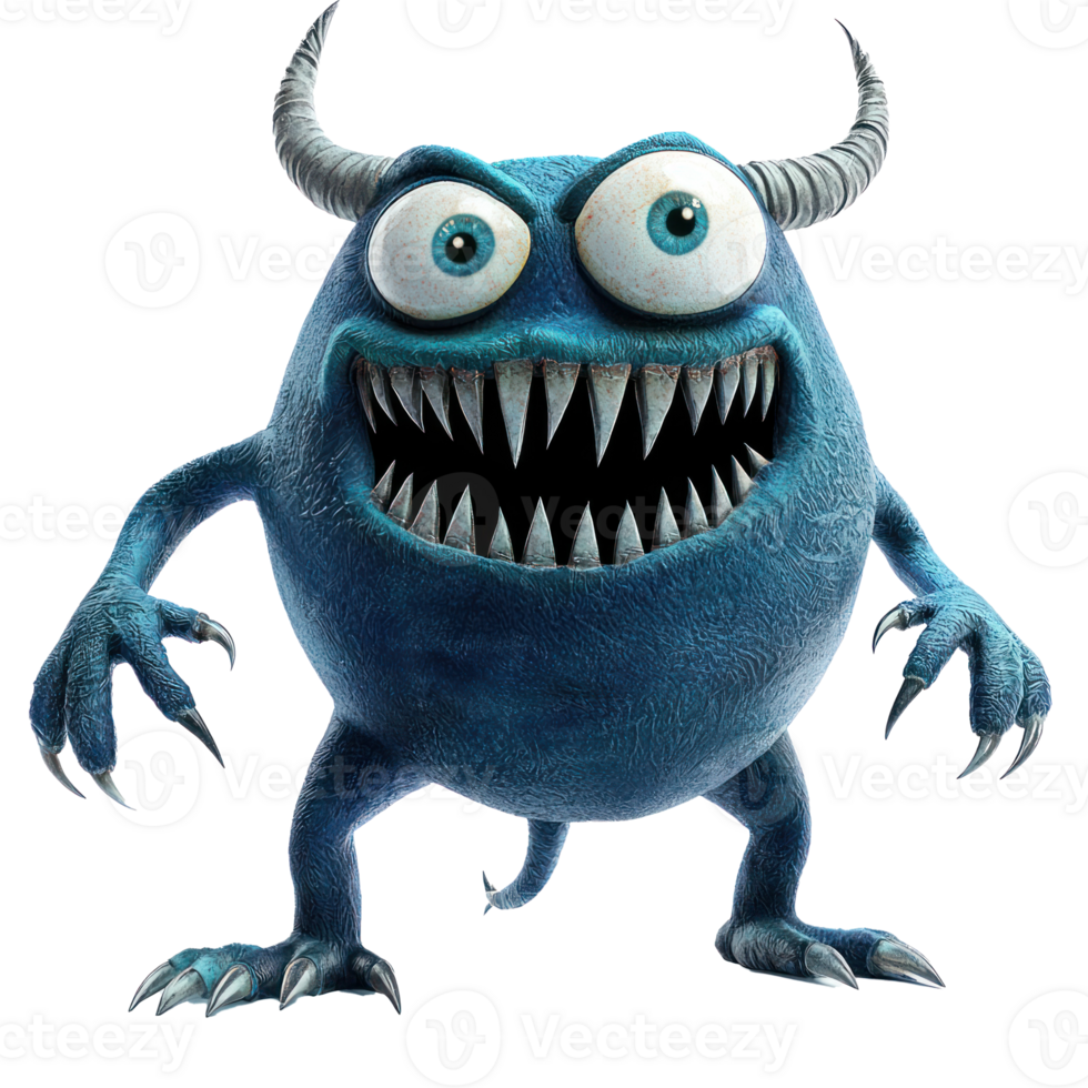 monsters inc monster isolate on transparency background png