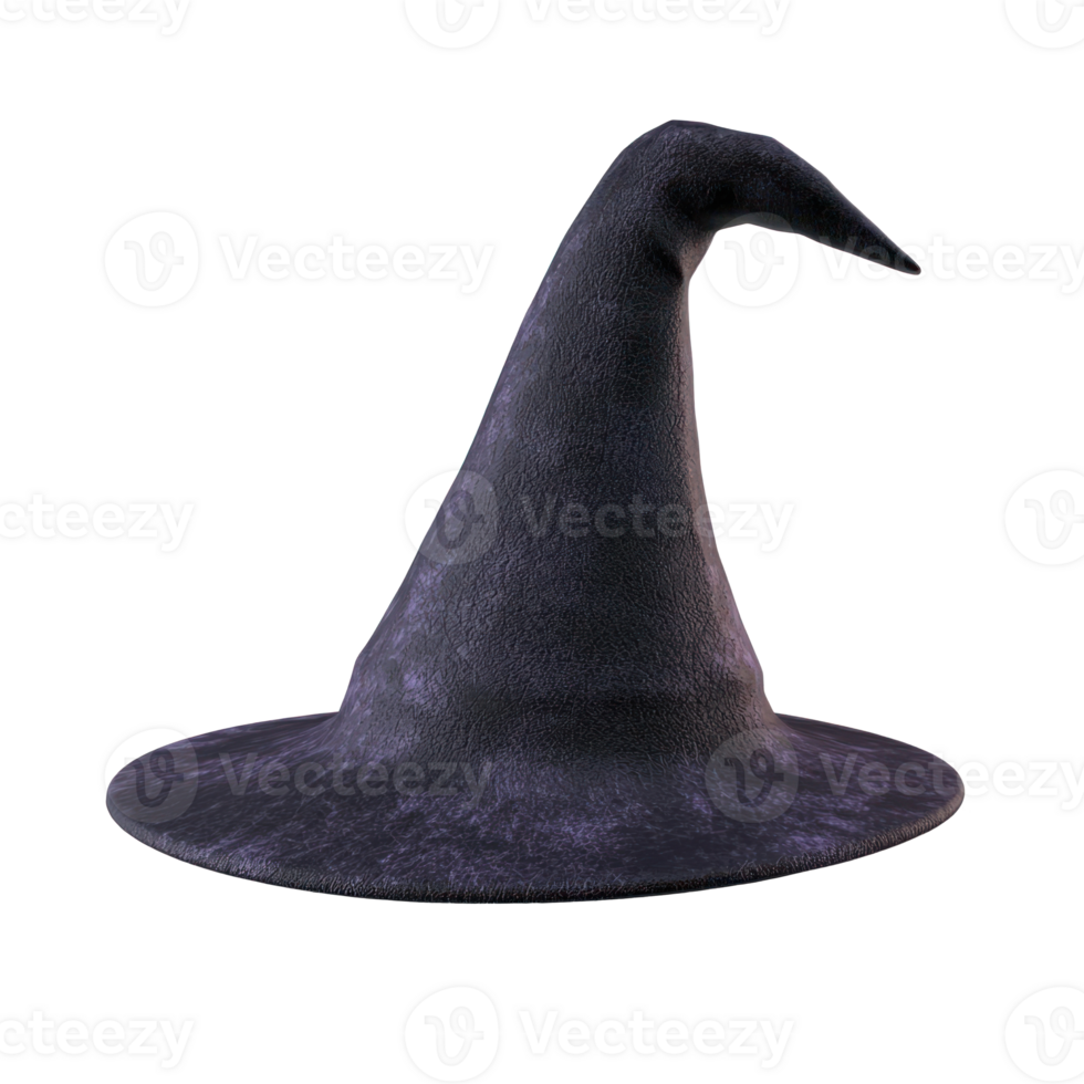 a black witch hat on a transparent background png