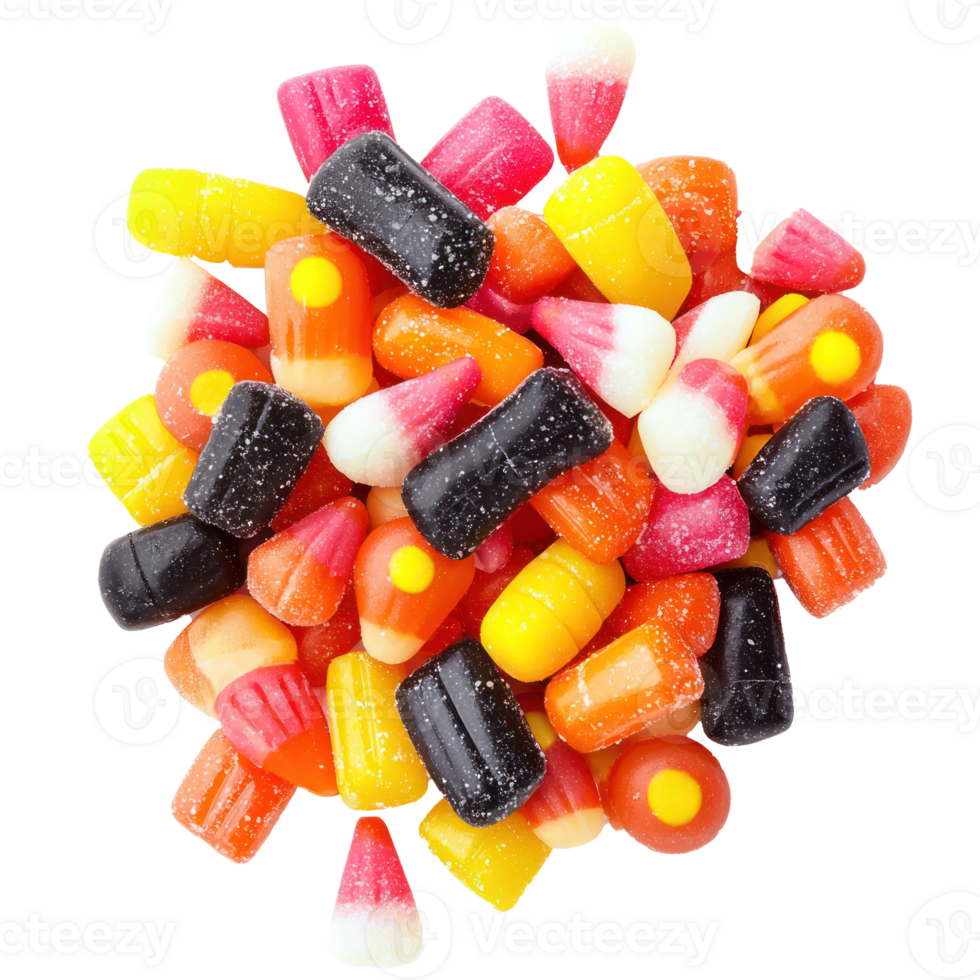 candy corn isolate on transparent background png