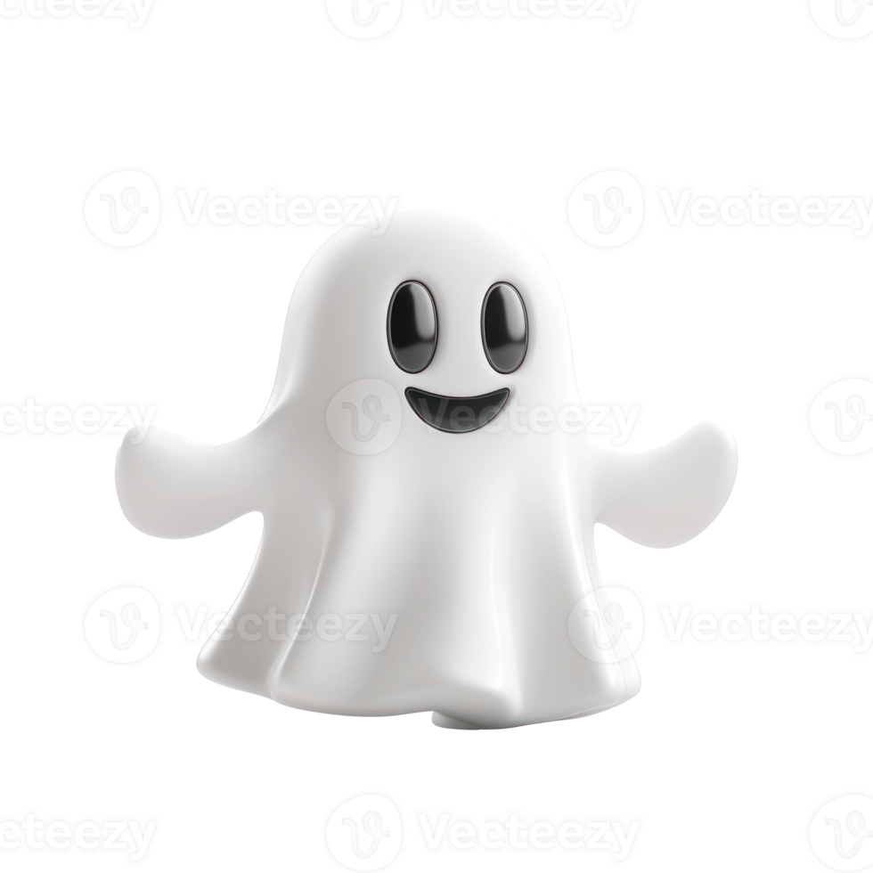 a ghost figurine on a transparent background png