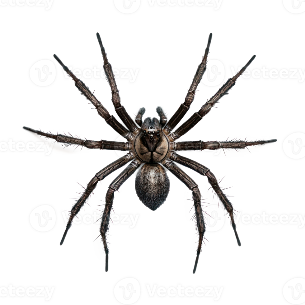 a spider on a transparent background png