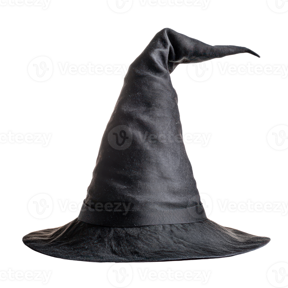 a black witch hat on a transparent background png