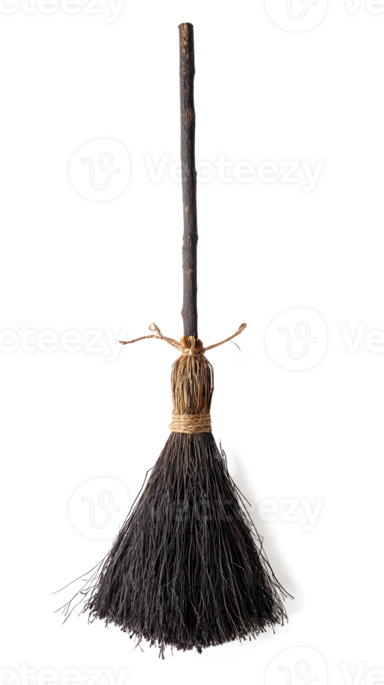 a broom with a black handle on a white background png