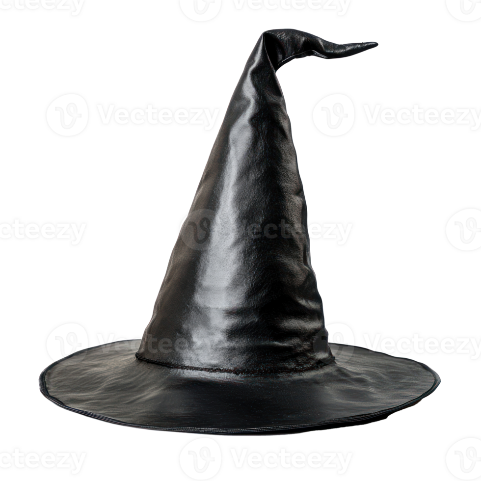 a black witch hat on a transparent background png