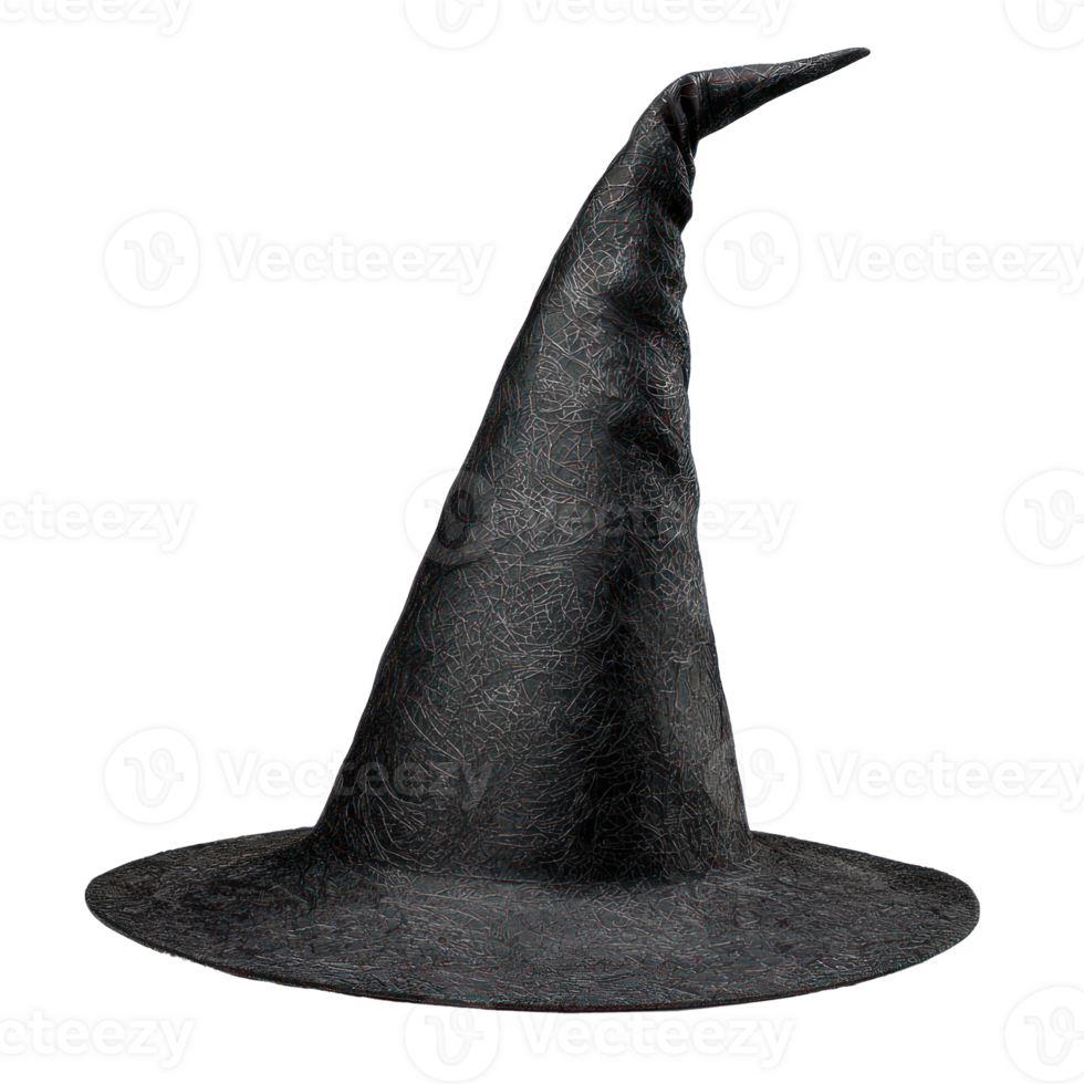 a black witch hat on a transparent background png