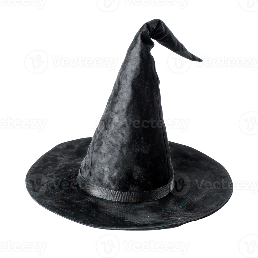 a black witch hat on a transparent background png