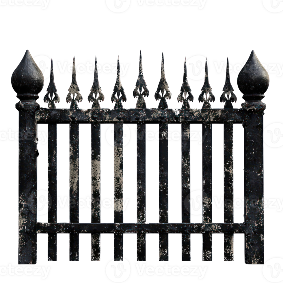 Fence isolate on transparency background png