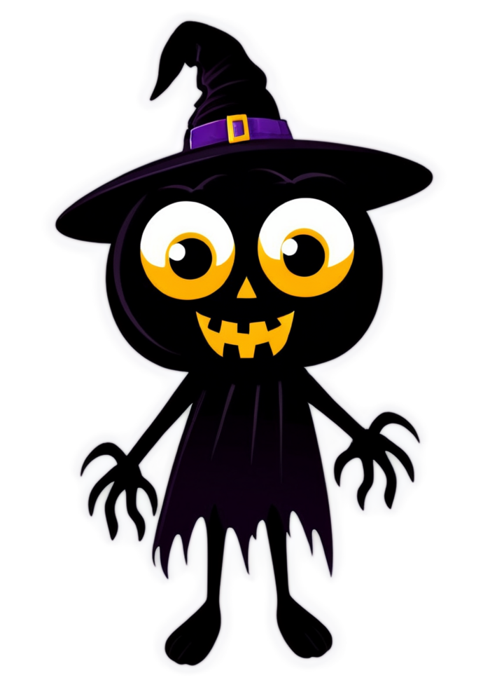 Halloween Highlighted Creepy Shadow On The Wall Clipart Suitable For Pullover, Dresses, Bumper Sticker, Tapestries, Coaster png