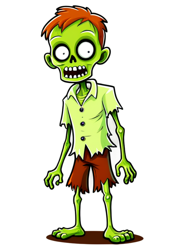 Halloween Characterized Zombie Walking Or Rising From A Grave Decorative Piece Designed For Long Sleeve, Women's Clothing, Car Sticker, Art Print, Throw Pillow png
