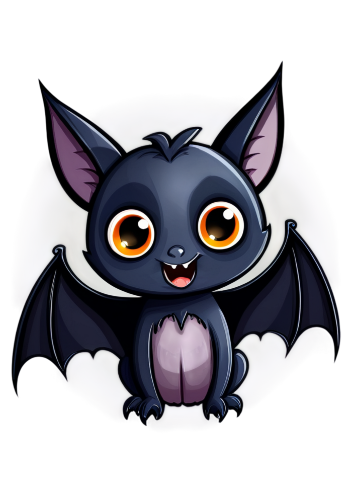 Halloween Influenced Flying Bat In A Pose Design Made For Hoodie, Tank Tops, Car Sticker, Poster, Aprons png