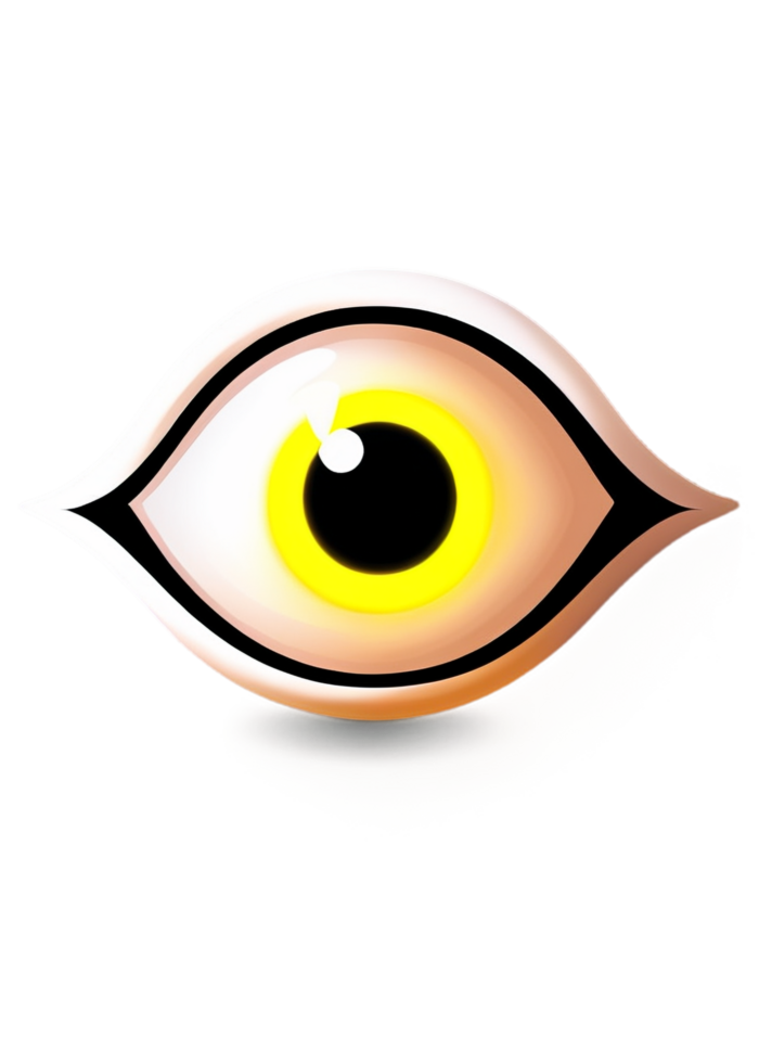 Halloween Highlighted Evil Eye Glowing In The Dark Design Perfect For Pullover, Dresses, Anime Sticker, Art Board Print, Mug png
