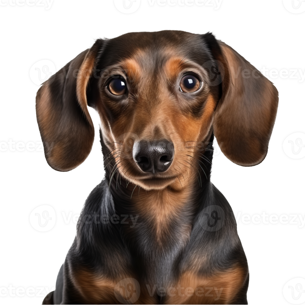 A full-body image of a dachshund dog, displayed with no backdrop for clear, versatile use on a transparent background. png