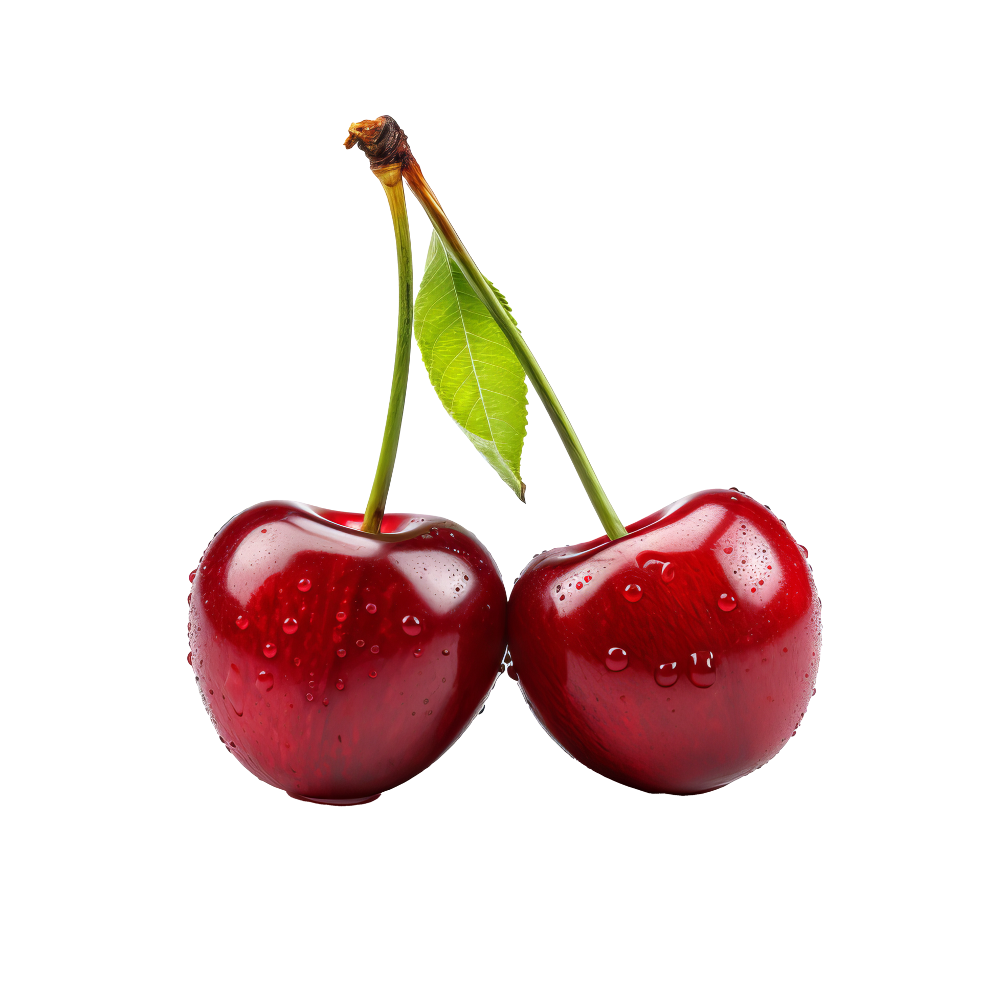 Cherry Fruit Illustration With A Complete Detailed Body Depicted Cherry Fruit Illustration With A Complete Detailed Body Depicted Against A Clear Transparent Backdrop Png
