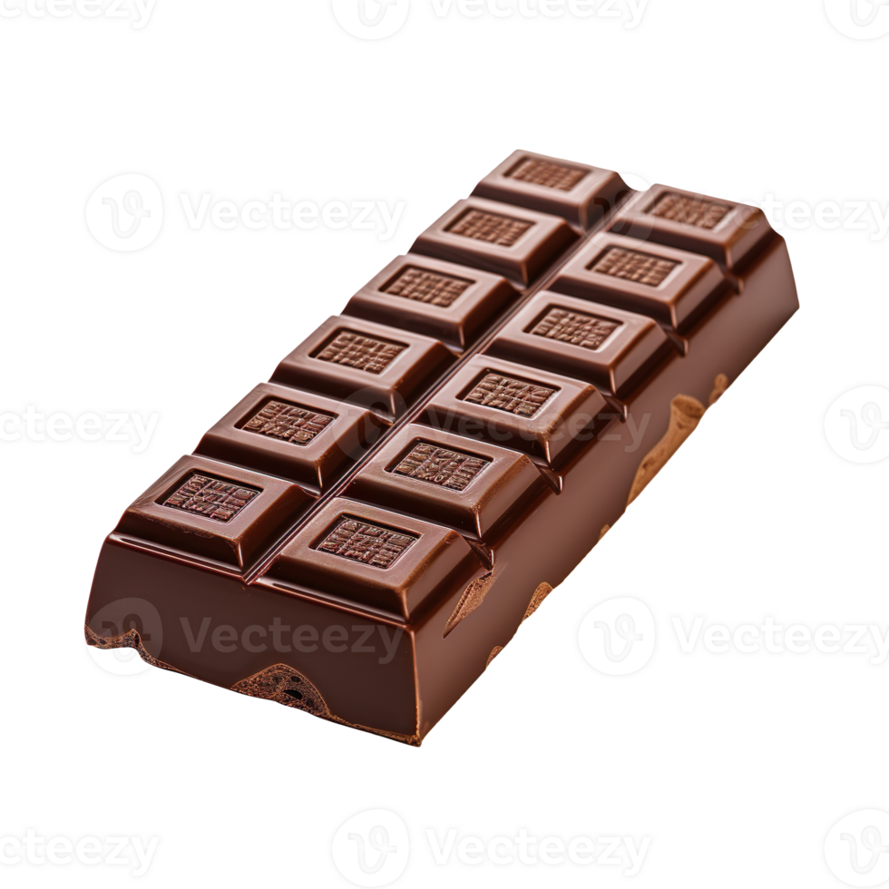 chocolate bar isolated on transparent background png