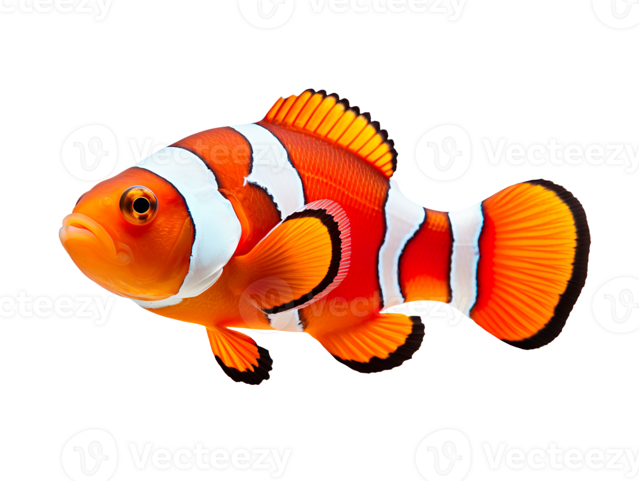 Clownfish isolated on transparent background png