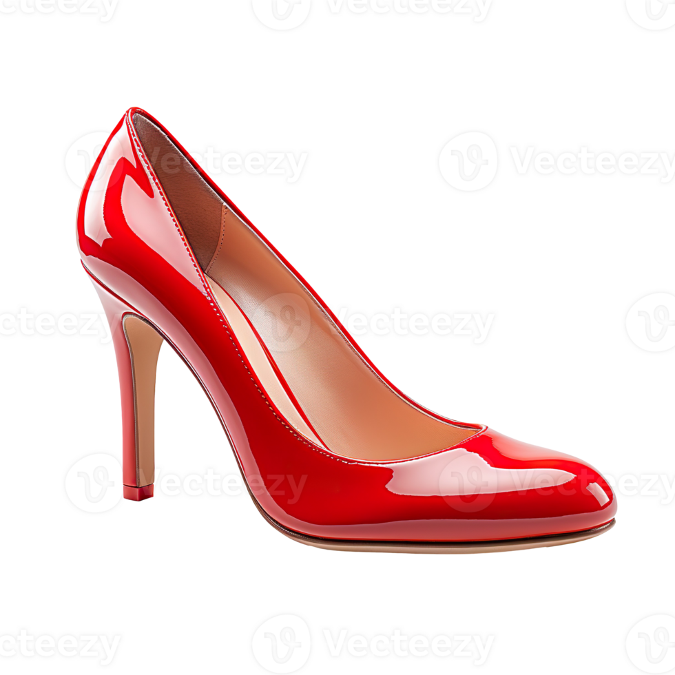 Fashionable women's shoe isolated on transparent background png