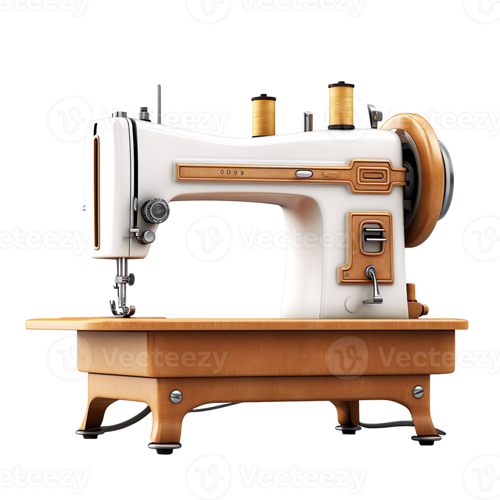 Fabric Sewing Machine isolated on transparent background png