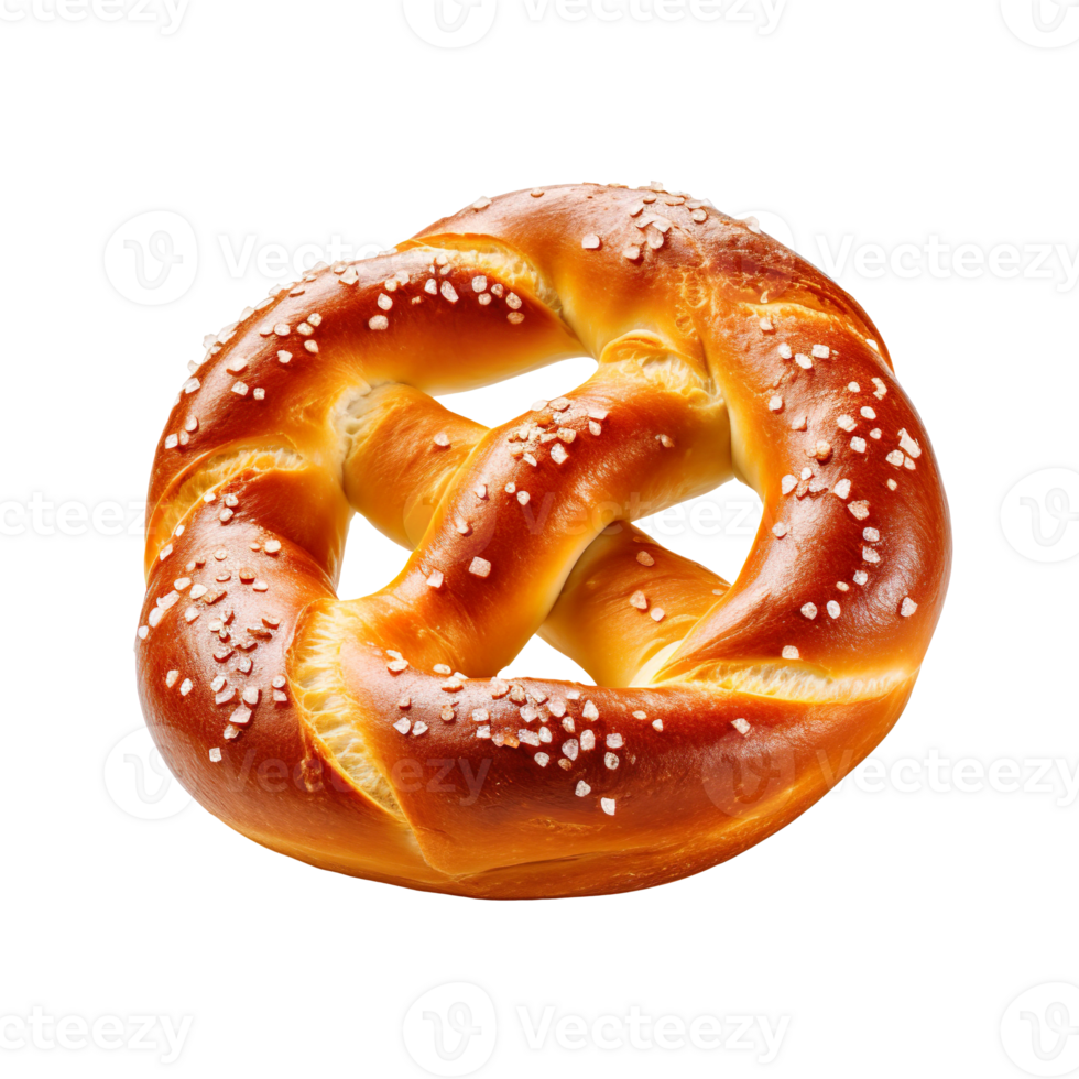 Fresh pretzel isolated on transparent background png