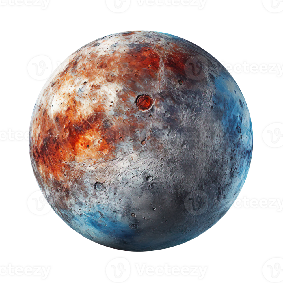 Mercury Planet isolated on transparent background png