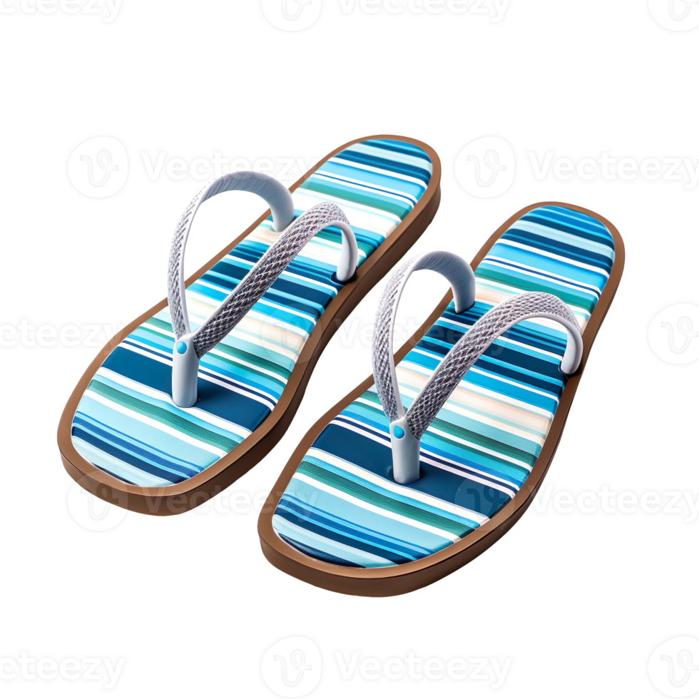 pair of flip flops isolated on transparent background png