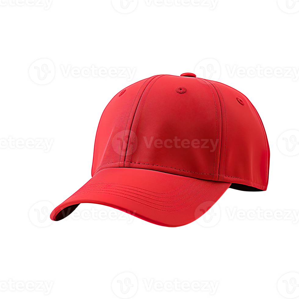 Red cap isolated on transparent background png