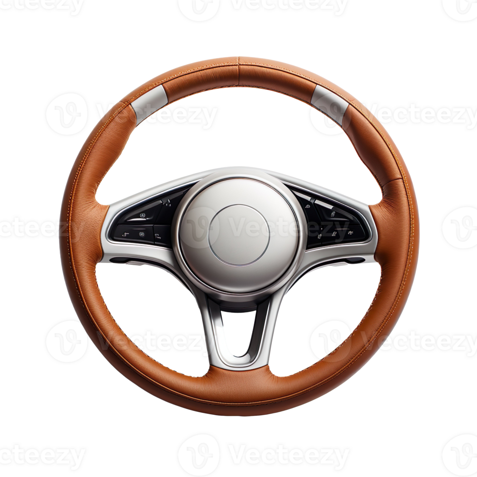 Steering wheel isolated on transparent background png