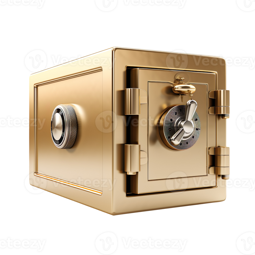 Safe box isolated on transparent background png