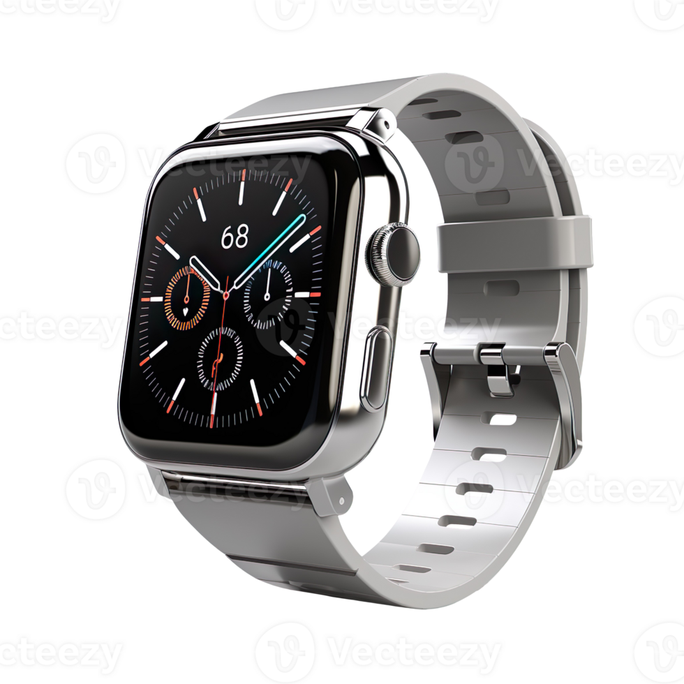 Smart Watch isolated on transparent background png