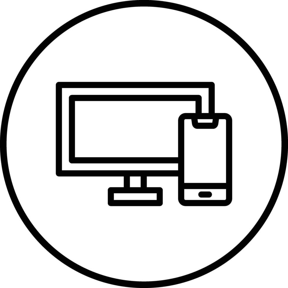 Responsive Icon Design Illustration vector