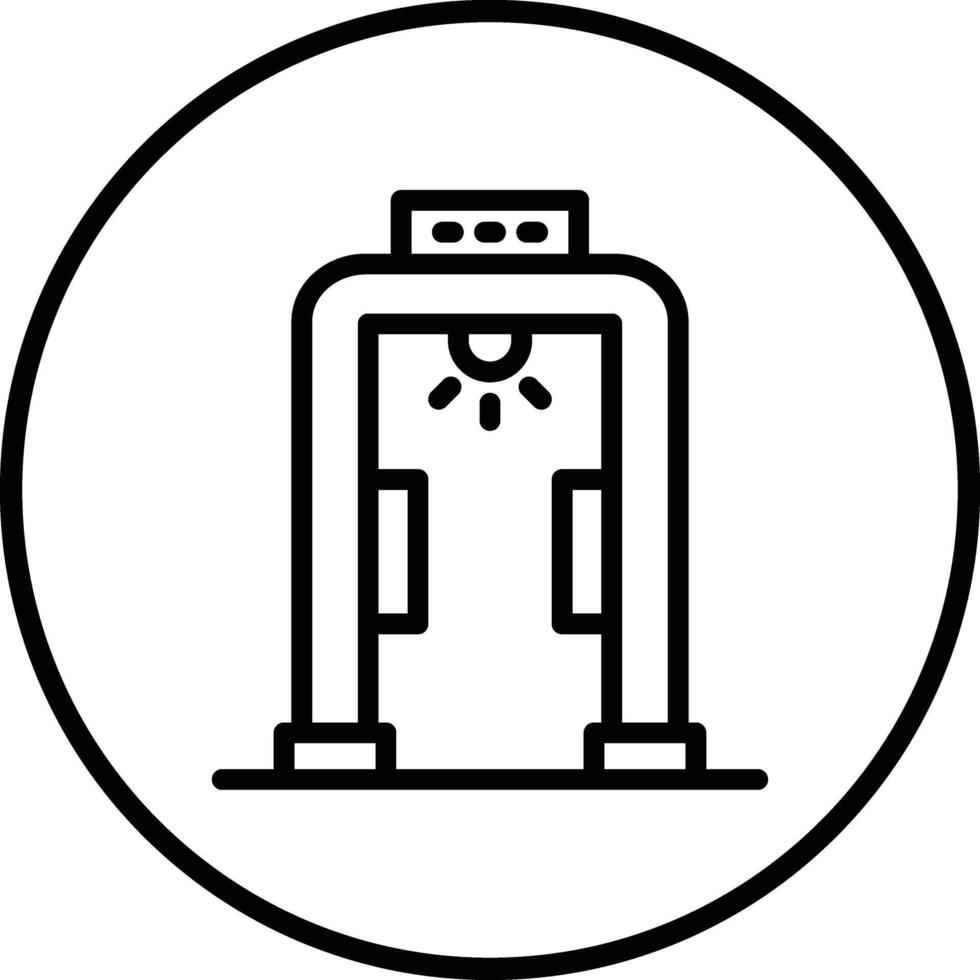 Metal detector Icon Design Illustration vector
