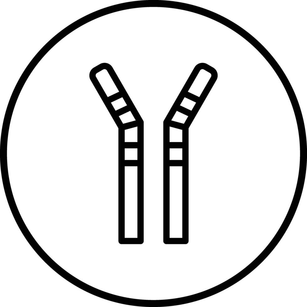 Straws Icon Design Illustration vector