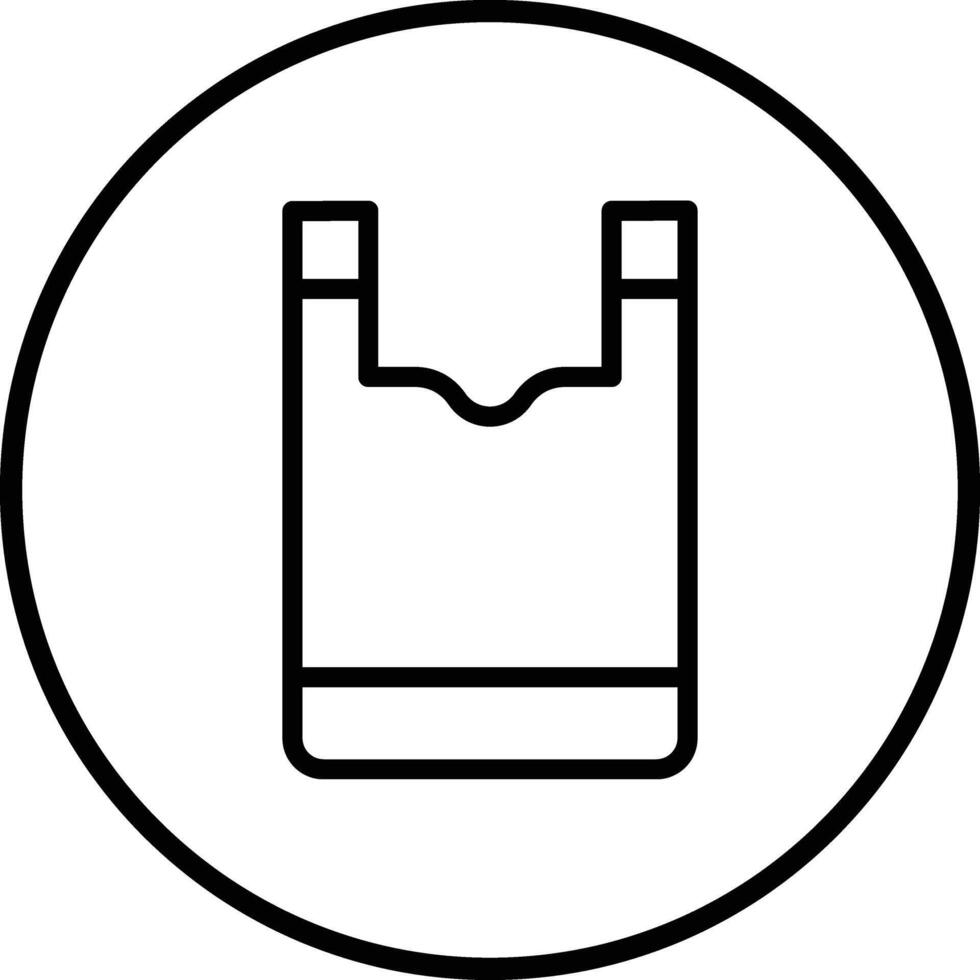 Plastic bag Icon Design Illustration vector