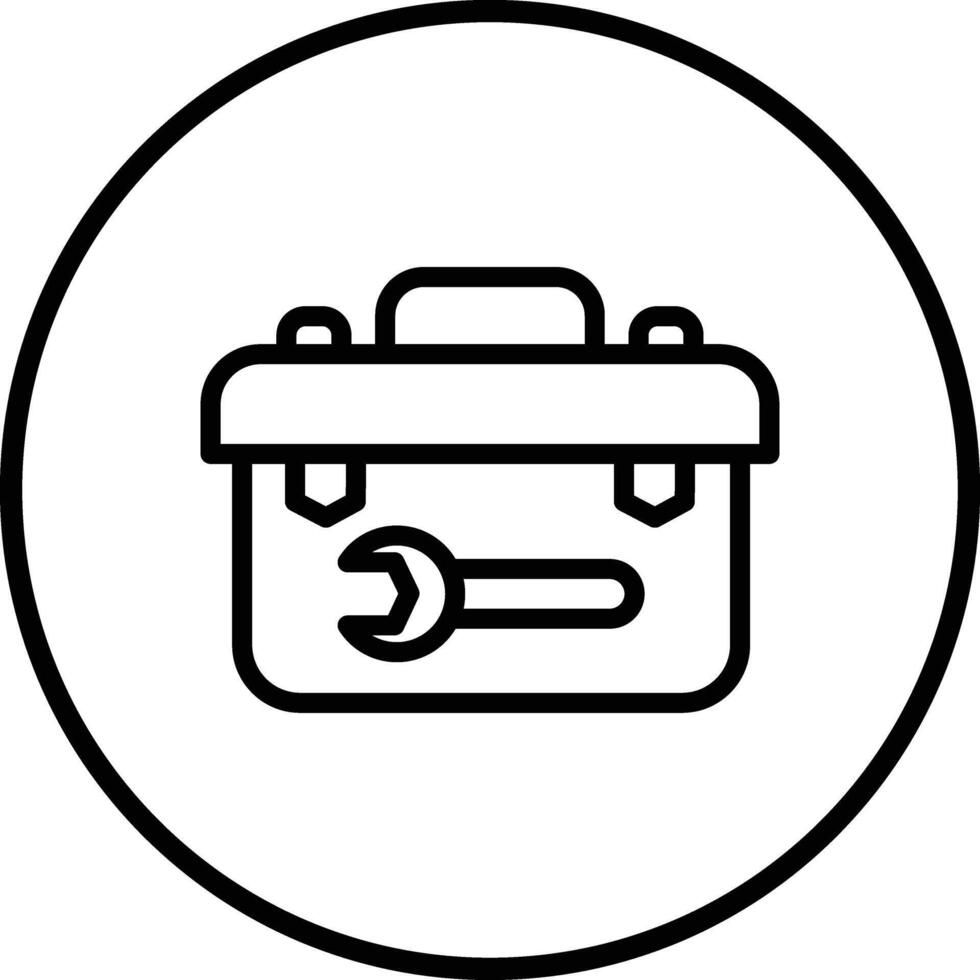 Toolbox Icon Design Illustration vector